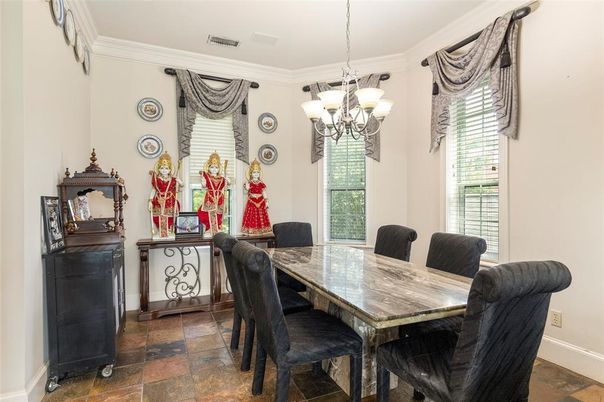 Chandelier, Dining room, Interior