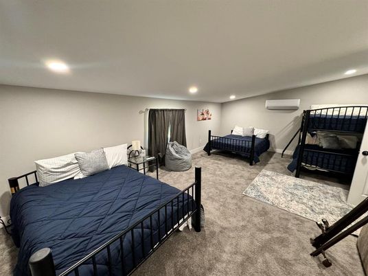 Bedroom, Interior, Recessed Lighting
