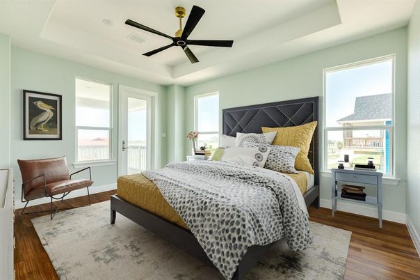 Bedroom, Interior, Wood Texture Flooring