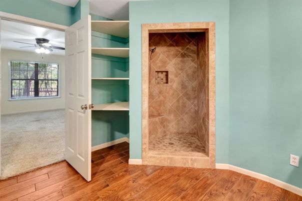 Bathroom, Interior, Wood Texture Flooring