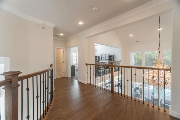 Chandelier, Interior, Recessed Lighting, Wood Texture Flooring