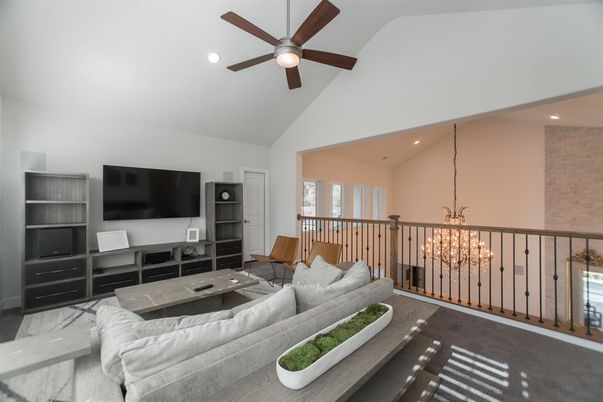 Chandelier, Interior, Living room, Recessed Lighting