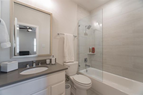 Bathroom, Glass Shower, Interior