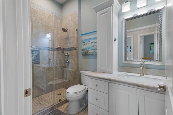Bathroom, Glass Shower, Interior