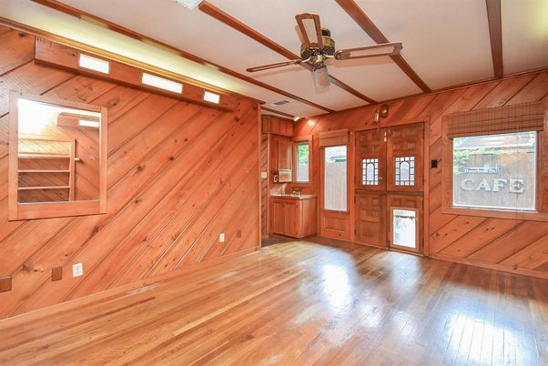 Empty room, Interior, Wood Texture Flooring, Wooden Walls