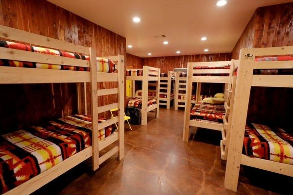 Bedroom, Interior, Recessed Lighting, Wooden Walls