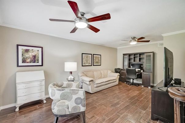 Home Office, Interior, Wood Texture Flooring