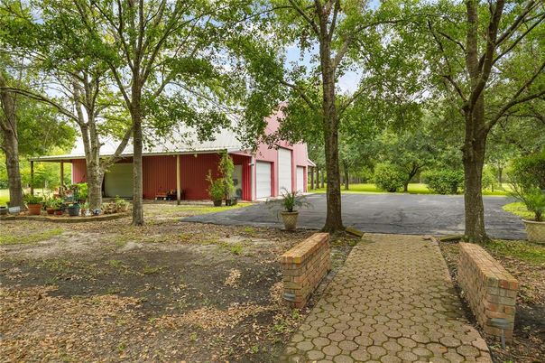 Backyard, Detached Garage, Exterior