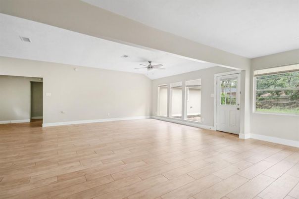 Empty room, Interior, Wood Texture Flooring