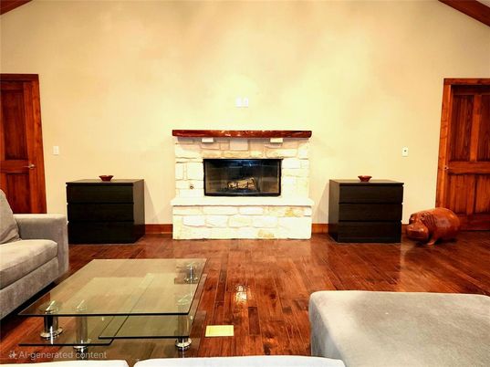 Fireplace, Interior, Living room, Wood Texture Flooring