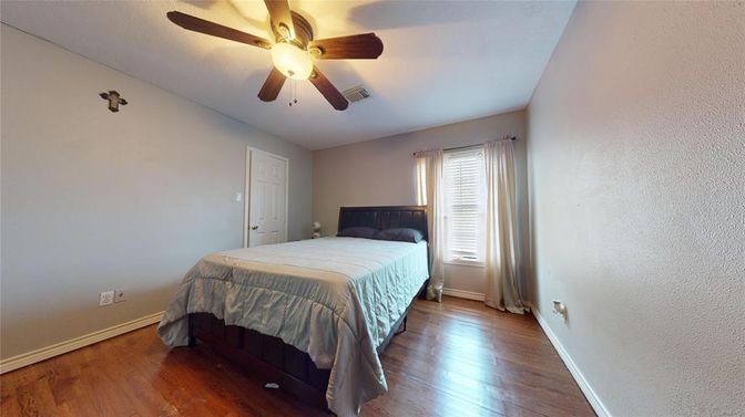 Bedroom, Interior, Wood Texture Flooring