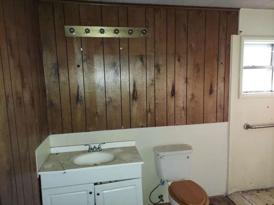 Bathroom, Interior, Wooden Walls
