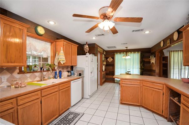 Interior, Kitchen, Pendant Lights, Recessed Lighting