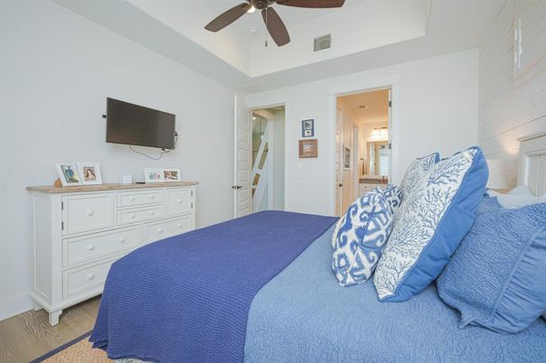 Bedroom, Interior, Wood Texture Flooring