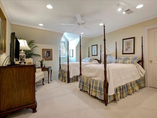 Bedroom, Interior, Recessed Lighting