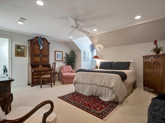 Bedroom, Home Office, Interior, Recessed Lighting