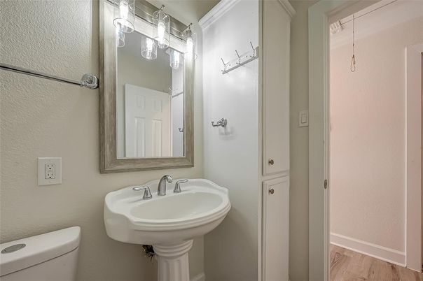 Bathroom, Interior, Wood Texture Flooring