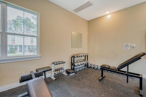 Fitness Equipment, Interior, Recessed Lighting