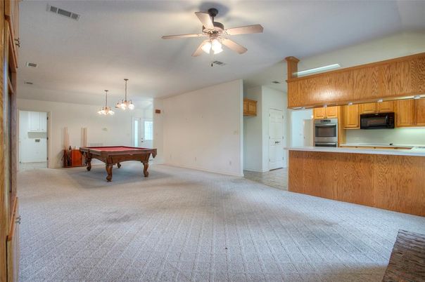 Billiard Table, Game Room, Interior, Kitchen, Pendant Lights