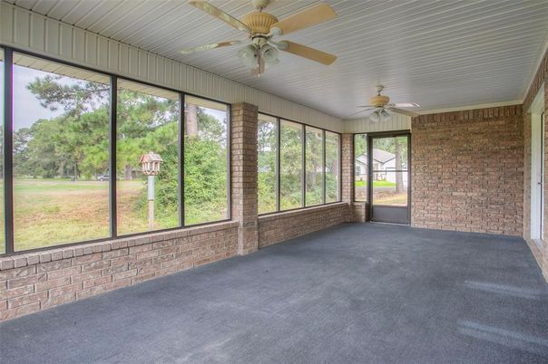 Empty room, Interior, Stone Walls, Sun Room
