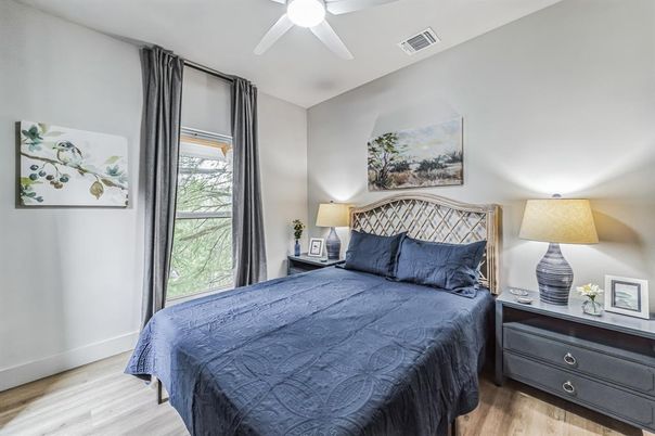 Bedroom, Interior, Wood Texture Flooring