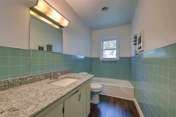 Bathroom, Interior, Wood Texture Flooring