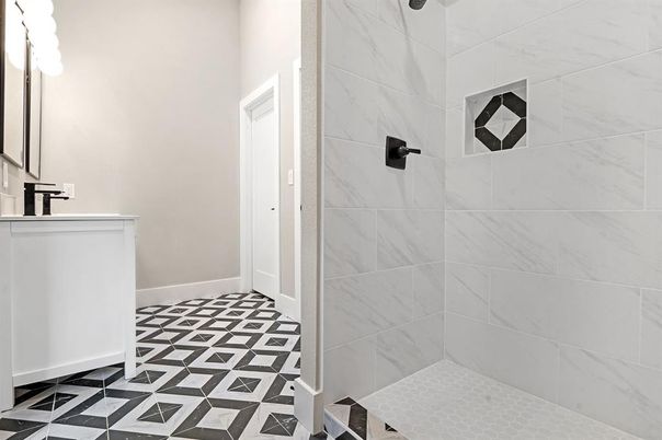 Bathroom, Interior, Marble Walls