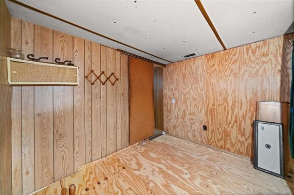 Empty room, Interior, Wood Texture Flooring, Wooden Walls