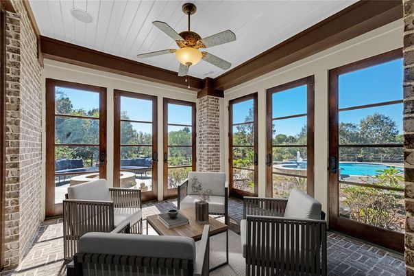 Interior, Living room, Stone Walls, Sun Room