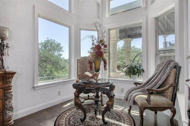 Interior, Sun Room, Wood Texture Flooring