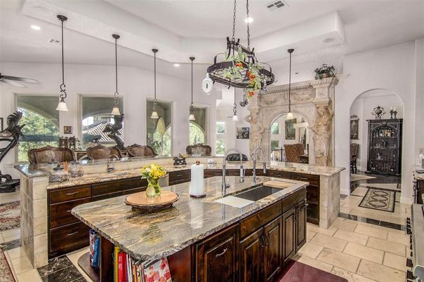 Interior, Kitchen, Pendant Lights, Recessed Lighting