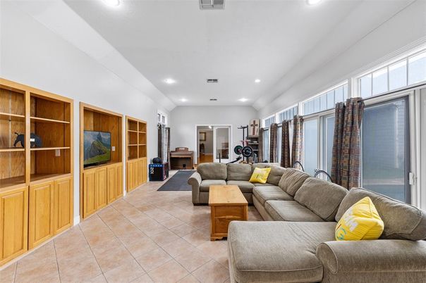 Interior, Living room, Recessed Lighting