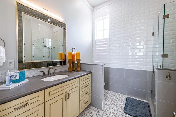 Bathroom, Glass Shower, Interior