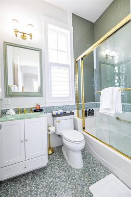 Bathroom, Glass Shower, Interior
