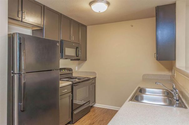 Interior, Kitchen, Wood Texture Flooring