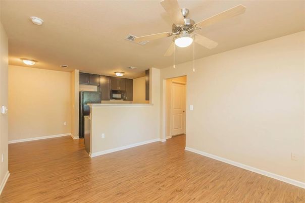 Empty room, Interior, Kitchen, Wood Texture Flooring