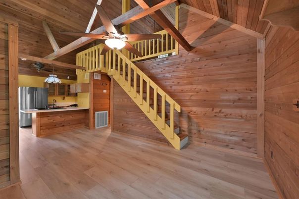 Interior, Kitchen, Wooden Beams, Wooden Ceilings, Wood Texture Flooring, Wooden Walls