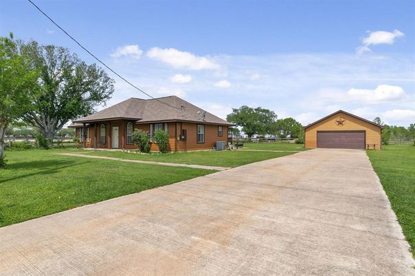 Attached, Backyard, Detached Garage, Exterior, Facade, None