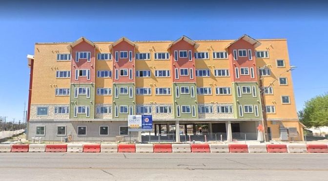 Exterior, Facade, Condo Building