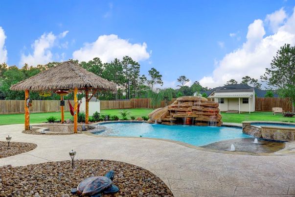 Backyard, Exterior, Playground, Pool