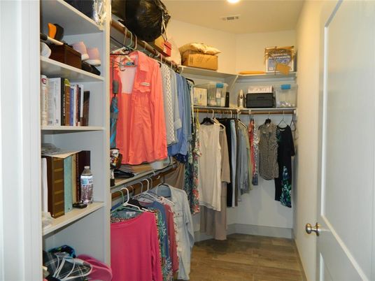 Interior, Recessed Lighting, Walk-in Closets, Wood Texture Flooring