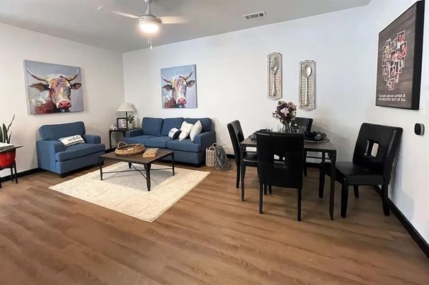 Dining room, Interior, Living room, Wood Texture Flooring