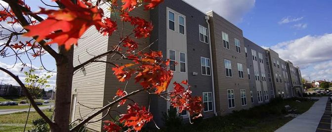 Exterior, Facade, Condo Building