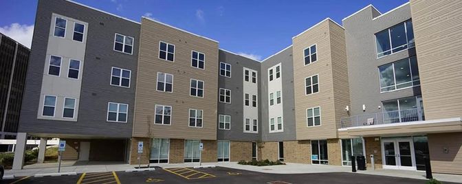 Exterior, Facade, Rowhouse