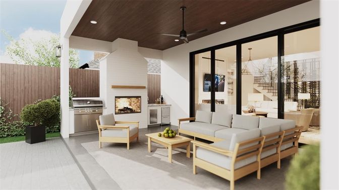 Exterior, Fireplace