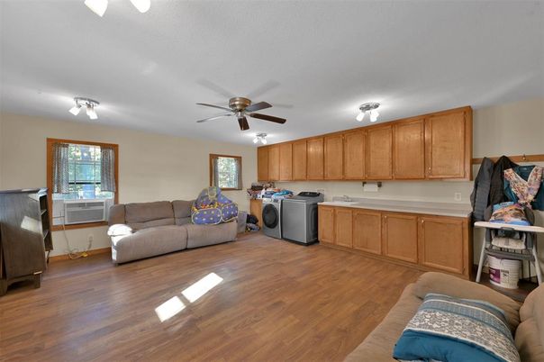 Interior, Living room, Washer, Wood Texture Flooring