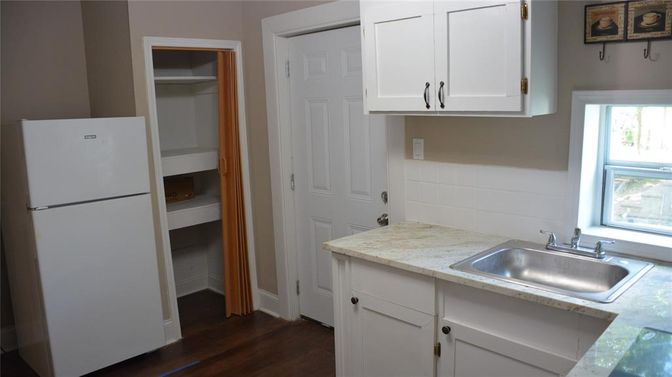 Interior, Kitchen, Wood Texture Flooring