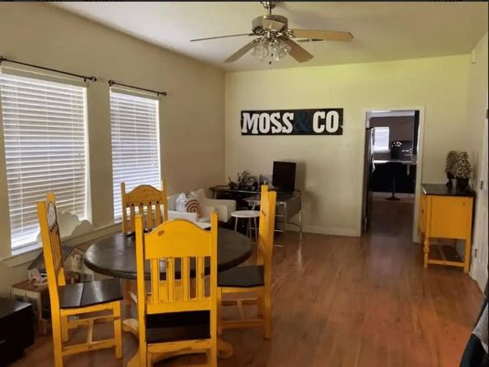 Dining room, Interior, Wood Texture Flooring