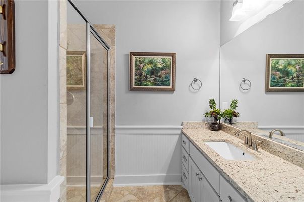 Bathroom, Glass Shower, Interior