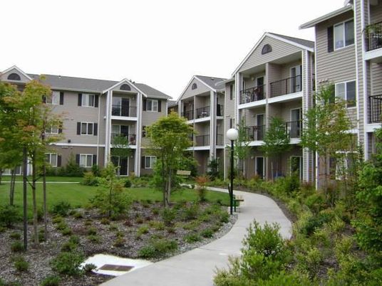 Exterior, Facade, Condo Building